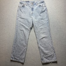 Vtg Levis 517 Jeans Women W32 Blue Bootcut Denim Pants