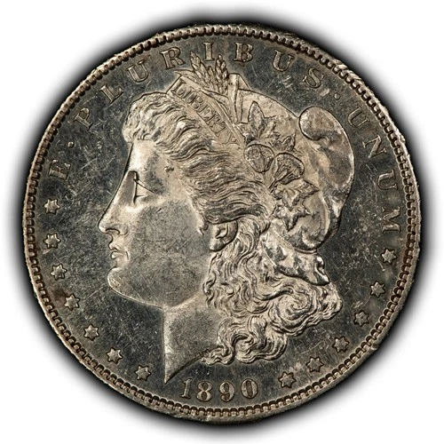 1890-S $1 Morgan Silver Dollar - Proof-Like - UNC - SKU-D7429