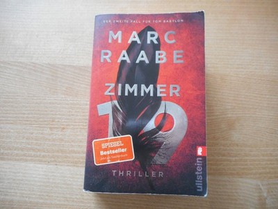 Buch - Zimmer 19 - Marc Raabe - Thriller - Lektüre - gebraucht
