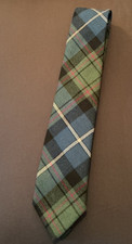 Beautiful Vintage Clan Tartan Plaid 100% Wool Tie Made in Scotland