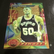 Topps 1993-94 Finest David Robinson #21 San Antonio Spurs Basketball NBA