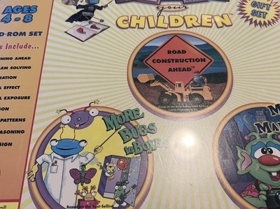 NIB  TEACH YOUR CHILDREN   SOFTWARE SET SEALED WIN OR MAC AGES 4-8