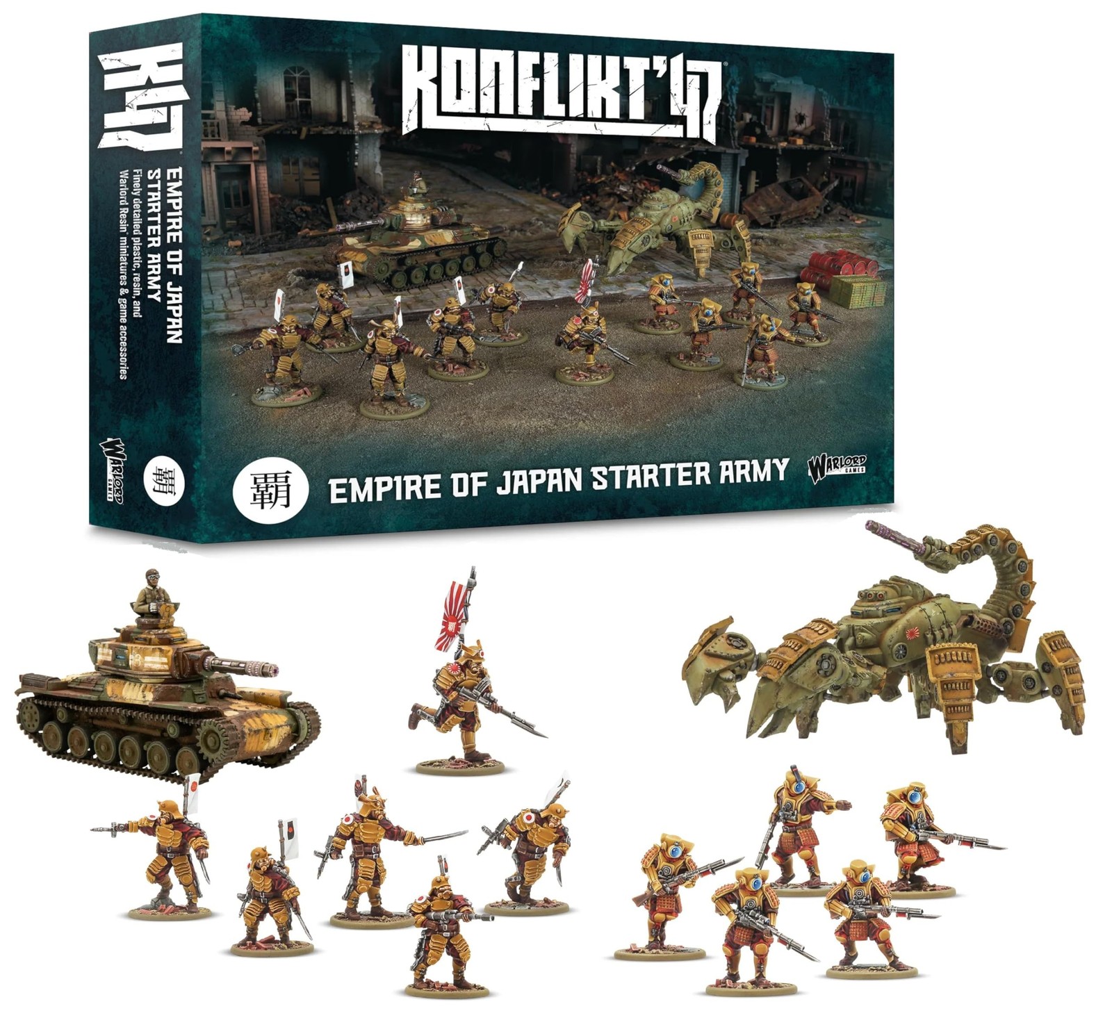 Empire of Japan Starter Army - Konflikt '47 - 28mm Scale - Warlord Games