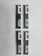 Lot Of 4 HP Micron 8GB 2Rx4 PC3-10600R DDR3-1333 ECC Registered RDIMM 500205-071
