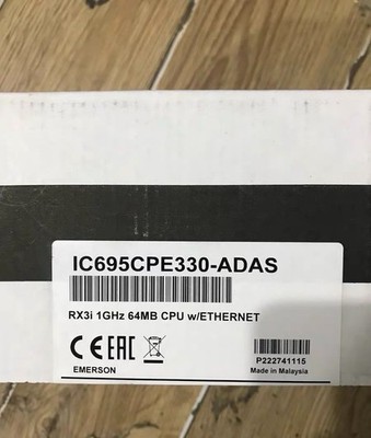 ONE EMERSON IC695CPE330 RX3i 1GHz 64MB CPU w/ETHERNET GE FANUC
