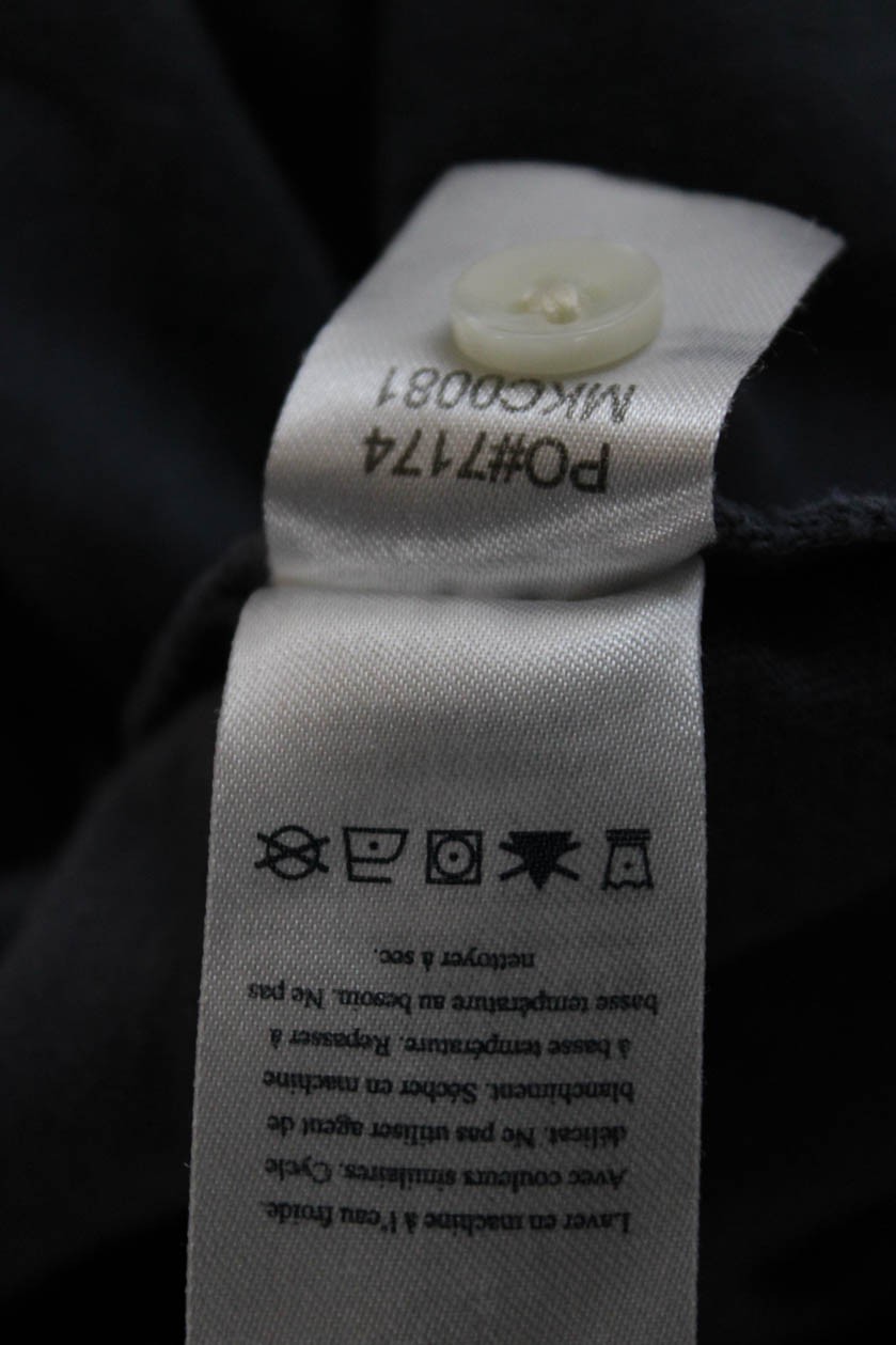 Faherty Men Button-Down Polo Dark Gray Short Slee… - image 6