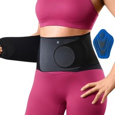 Ultra Thin Back Brace for Women Men, Seamless Yoga Fabric for All Day Comfort...