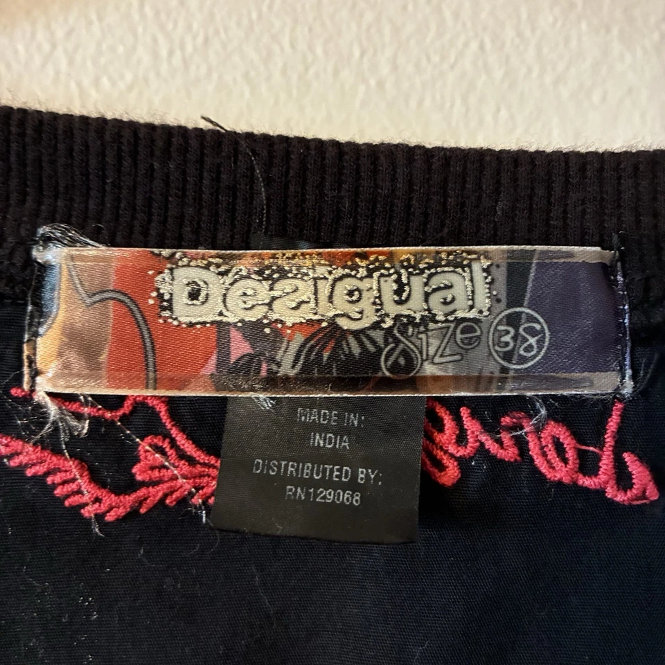 Vestido Desigual Para Mujer Manga Larga Love Dream S/M 38 con Bolsillos Punk Gótico Foto 4 de 4