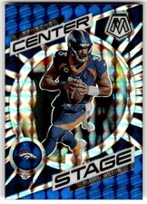 2023 Panini Mosaic Russell Wilson Center Stage Mosaic Blue #/99 #CS-RW