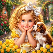 Diamond Painting Kits for Adults, Girl 5D Full Drill Diamond Art Kits for Begin,