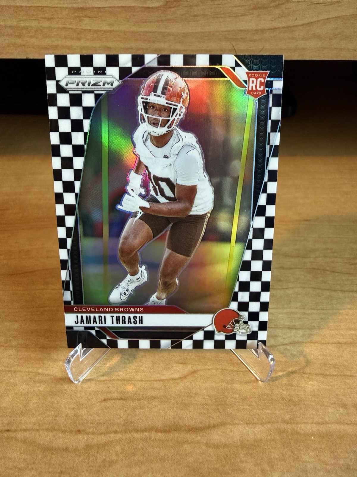 2024 Panini Prizm - Rookies Jamari Thrash #340 Black & White Checker Prizm (RC)