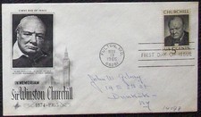 US FDC SC #1264 SIR WINSTON CHURCHIL 1963, Art Craft.