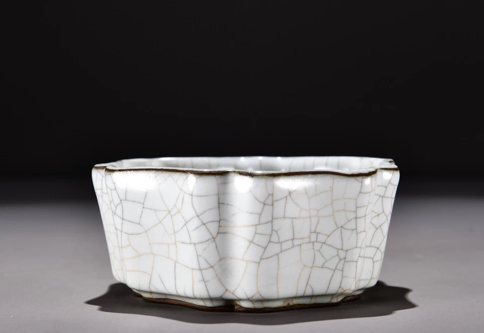 Chinese Antique Song Dynasty Guan Ware Ancient Porcelain Brush Washers - Image 2 of 4