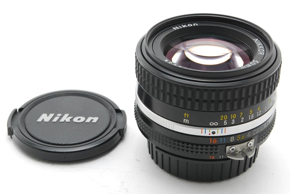 ▶︎[NEAR MINT+] Nikon Ai-s Nikkor 50mm f1.4 AIS MF Prime Lens w/cap From JAPAN - Image 2 of 4