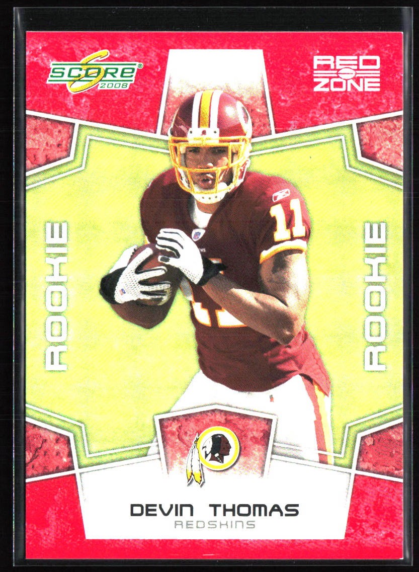 2008 Score #357 Devin Thomas Red Zone #/100