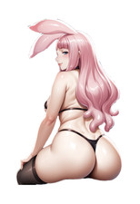 2675 Melona Sticker, Made In USA, Laminated, Waifu, Busty, Curvy, Booty