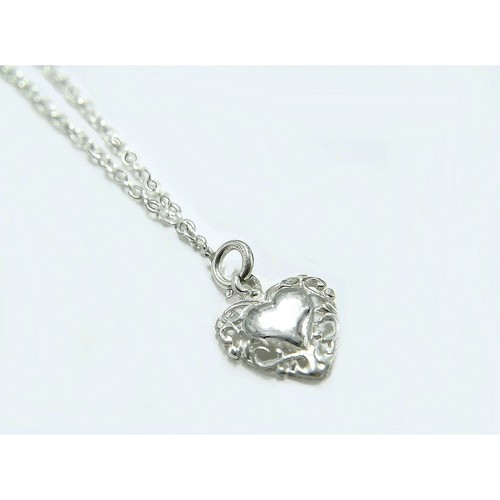 Unique Vintage small Anklet 925 Sterl Silver Love Heart charm 9" adjust 8 Anklet - Picture 5 of 8