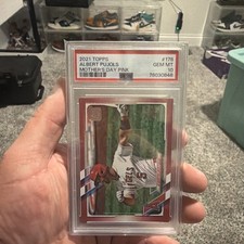 2021 Topps Albert Pujols #178 Mother's Day Pink /50 PSA 10 Gem Mint HOF MVP