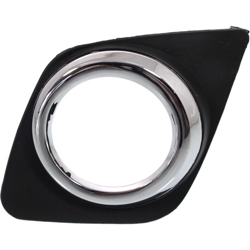 Fog Light Trim Set For 2009-2012 Toyota RAV4 Left and Right Black and Chrome 2Pc - Picture 3 of 9