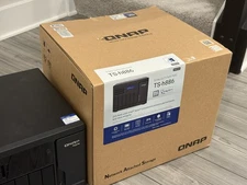 QNAP TS-h886 • Xeon D-1622 • 64GB RAM • GT 1030 GPU • Pre-Owned w/ Original Box