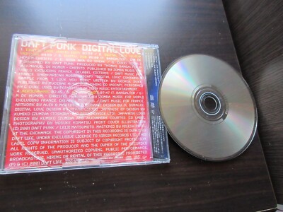 Daft Punk Digital Love Japan CD Single VJCP-61055 Leiji Matsumoto