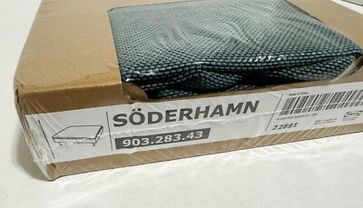 Ikea SODERHAMN Ottoman COVER ONLY, finnsta turquoise 903.283.43/203.283.46 - NEW