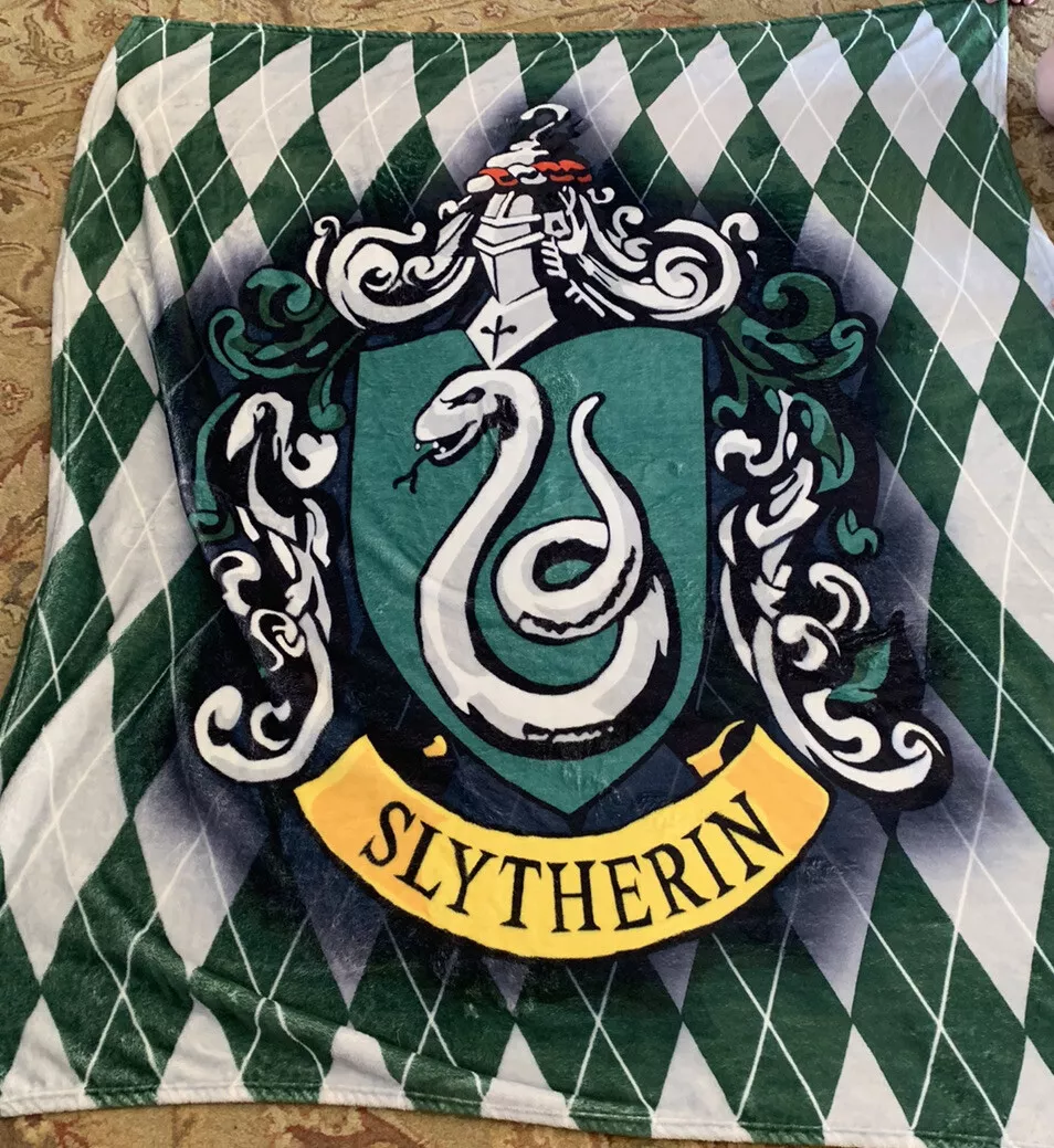 Harry Potter Slytherin Comfy Blanket Throw