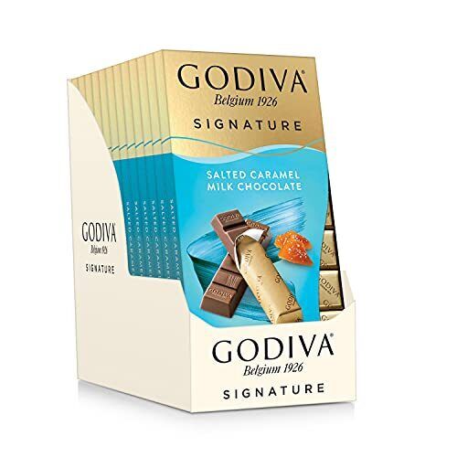 Godiva Chocolatier Signature Salted Caramel Milk Chocolate Mini Gourmet Choco...