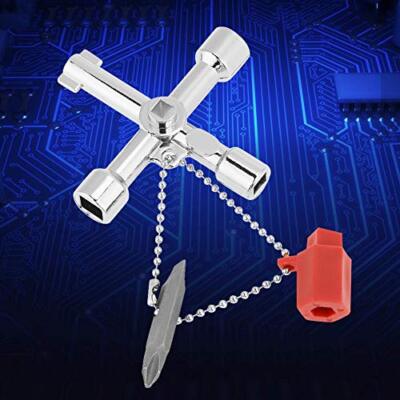 10pcs Cross Key Control Cabinet Key 5 In 1multifunction Cross Switch Key Wrench