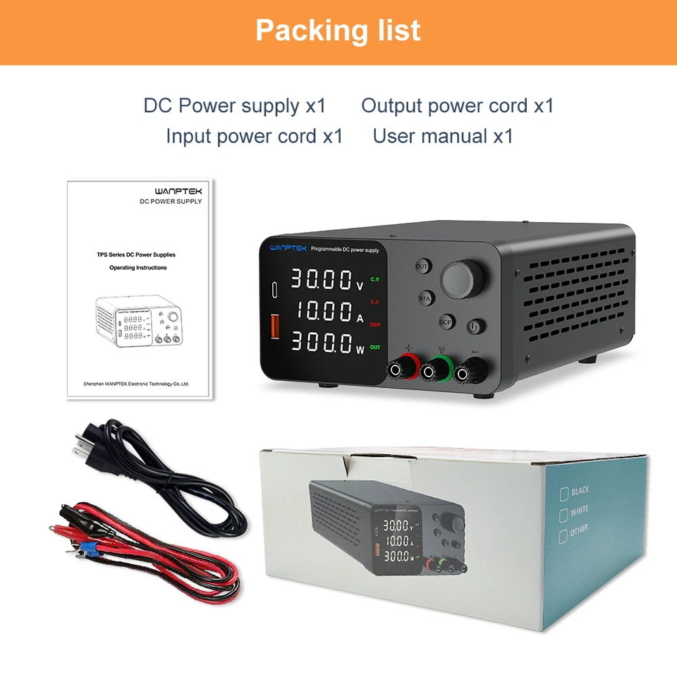 Adjustable Lab DC 0~30V/160V 0~2A/10A Power Supply Variable Regulator DC Voltage - Image 4 of 4