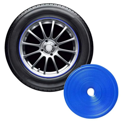 Plue Rim Protector 8M Blue Car Wheel Rim Protector Strip Anti-Scratch Rubber Trim Guard | eBay