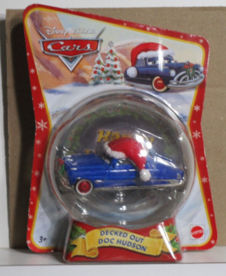 Disney Pixar Cars Holiday Christmas Decked Out Doc Hudson V3354