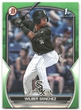 2023 BOWMAN PAPER /399 #BP-6 GREEN WILBER SANCHEZ