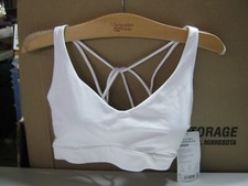 Athleta Sport A-C Solar Bra White NWT