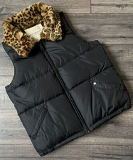 Denim & Supply Ralph Lauren Down & Feather Quilted Black Gilet Bodywarmer Size M