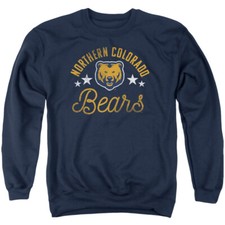 Uni of Northern Colorado Adult Crewneck Sweatshirt Chargers, Navy, S-3XL