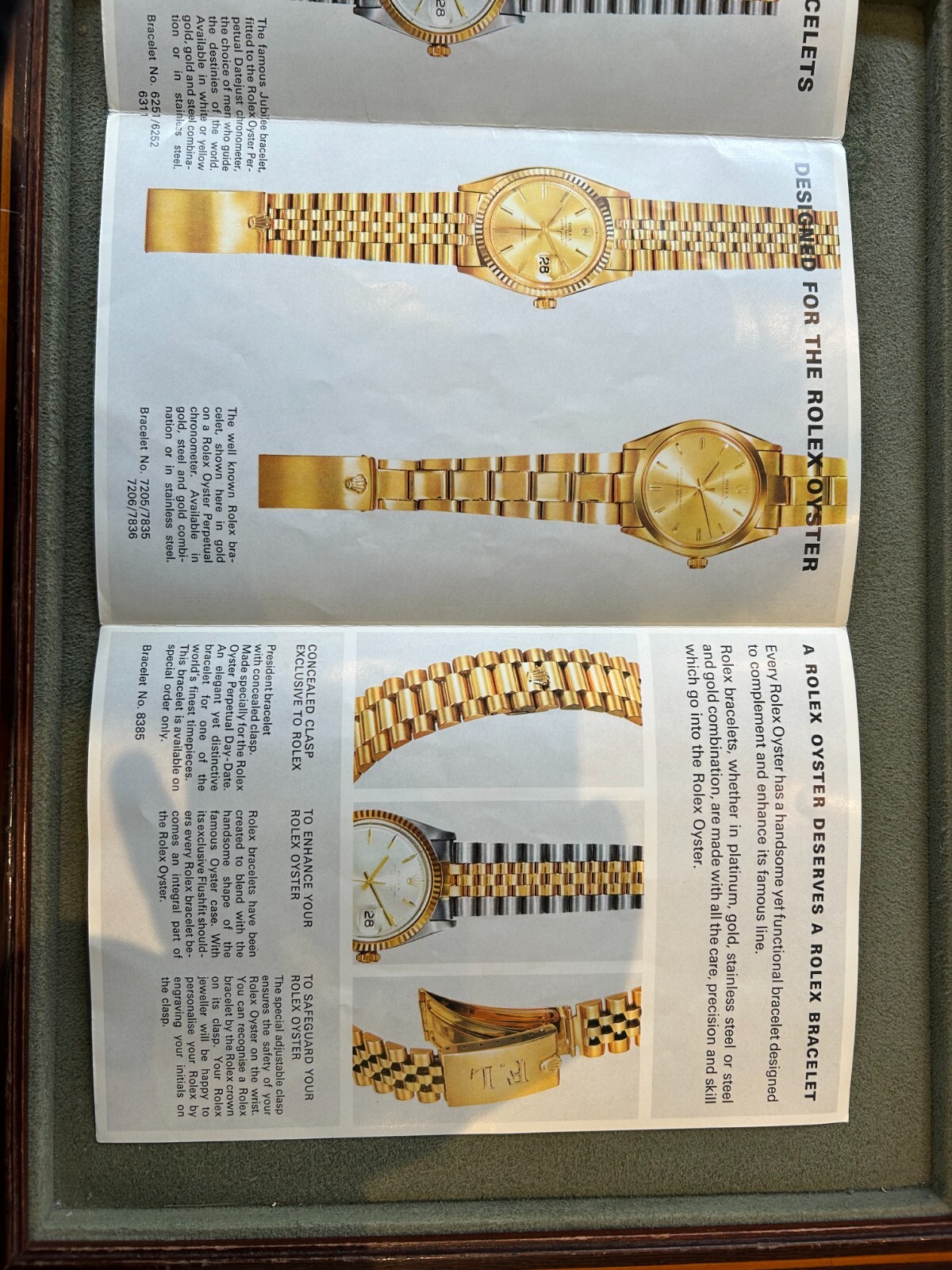 1971 Rolex Oyster Perpetual Brochure - Authentic Collectible image 3