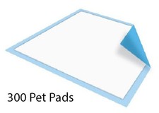 300 Premium Dog Puppy 23x36 Pet Housebreaking Pad, Pee Training Pads, Underpads