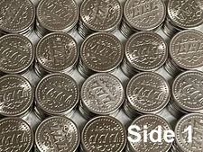 NEW 1000 MATCHING 777 AUTHENTIC PACHISLO SLOT MACHINE TOKENS - NEW