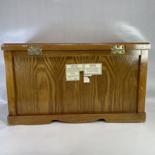 Thomas Paccioni Museum Series Wood 4 Drawer Green Flocked Jewelry Box Chest - Picture 15 of 21