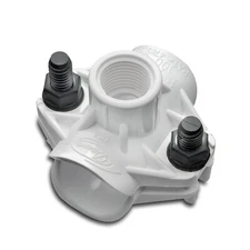 Dawn Industries 100C, 1" Poly Saddle x 1/2˝ FPT, KwikSeal Plastic Saddles (1pc)