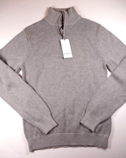 GOODFELLOW Men's Gray Knit 1/4 Zip Pullover Sweater NEW Small