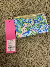 LILLY PULITZER ID Case "Feline Good” Coin Purse Key Chain Credit Cards NWT