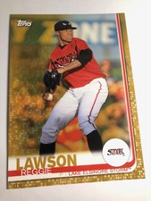 2019 Topps Pro Debut Jumbo 5x7 Reggie Lawson Storm 87 02/10