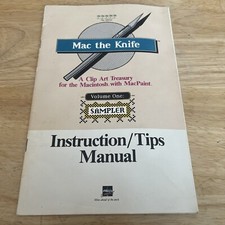 Mac The Knife Instruction/Tips Manual