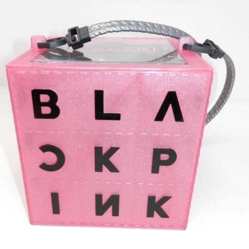 BLACKPINK Band VIP Cube • Box Purse Swag KPop 2020 YG 6x6" w/Strap Plastic - Picture 4 of 11