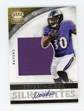 2016  Panini Crown Royale #7 Kenneth Dixon Rookie Silhouettes RAVENS