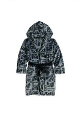 Boys Cuddl Duds  Robe Gray Video Game Size 4-6, NEW