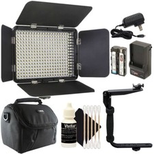 330 LED Varicolor Slim Photo Video Light with Accessory Kit