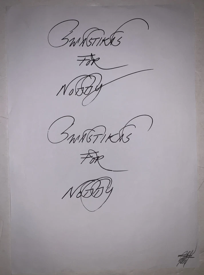 2 SIGNED DOCUMENTS, by DAVID TIBET, CURRENT 93, SWASTIKAS FOR NODDY, COIL, MUSIC - Image 2 of 4